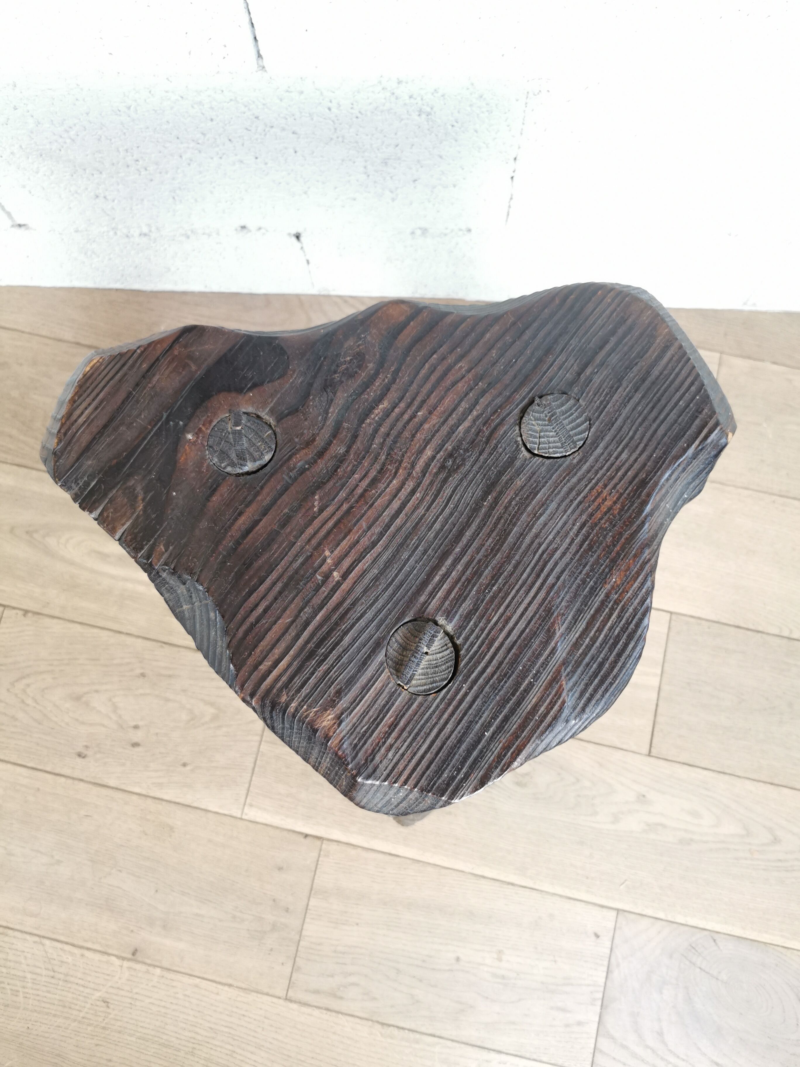 Brutalist tripod stool