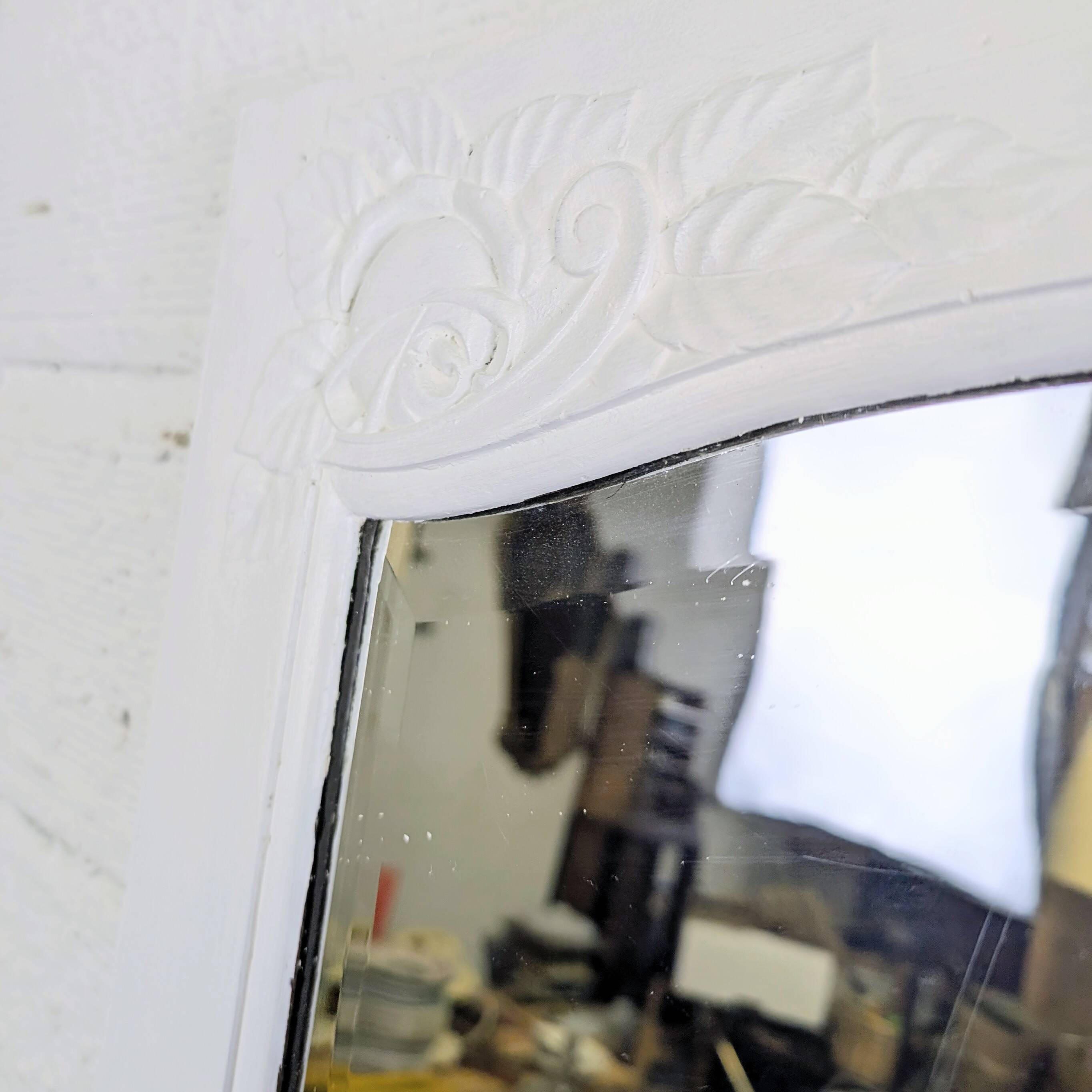 Large bevelled Art Deco mirror