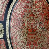 Napoleon III sideboard (late 19th century), marble, Boulle marquetry.