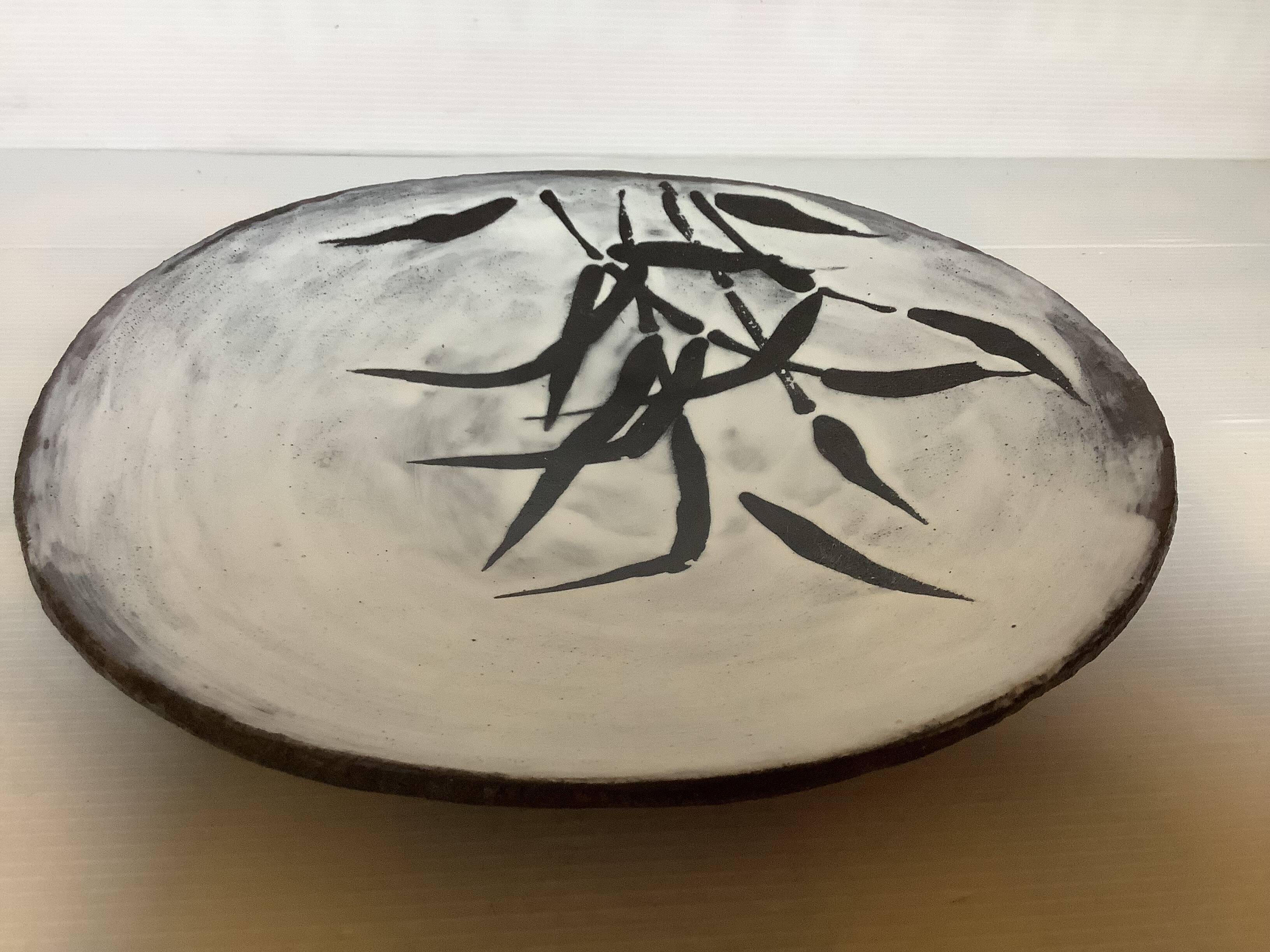 Grand vide poche céramique signée