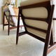 Paire de fauteuils scandinaves style Grete Jalk