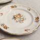 11 starter or dessert plates, KG Lunéville, Marie-Thérèse model - Yellow, blue floral patterns