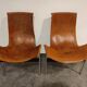 Pair of T Side Chairs by Katavolos, Littell & Kelley for Laverne International