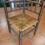 Old glitter corner chair