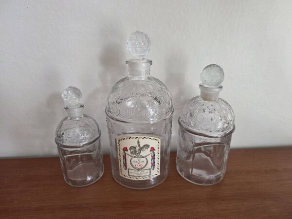 Lot de 3 flacons ancien Guerlain