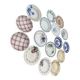 Set of 15 vintage soup plates - Varied earthenware - Vintage charm