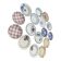 Set of 15 vintage soup plates - Varied earthenware - Vintage charm
