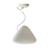 White glass pendant " Capsule " designed by Ross Lovegrove for Artemide. Italy 2010