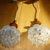 2 bubble hanging lamps Helena Tynell 60