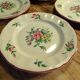 4 Lunéville Réverbère pink flat plates