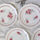 Dinner plates x6, Ceranord, Semi French Porcelain from the late 1950s
