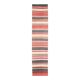 Tapis couloir turc Oushak fait main en laine et coton rouge des années 1970, 90x403.
