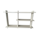 White vintage wall shelf