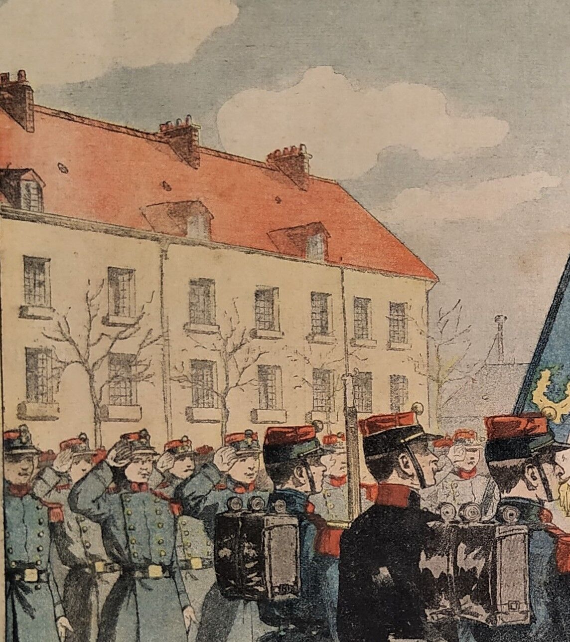 La présentation du drapeau en 1903