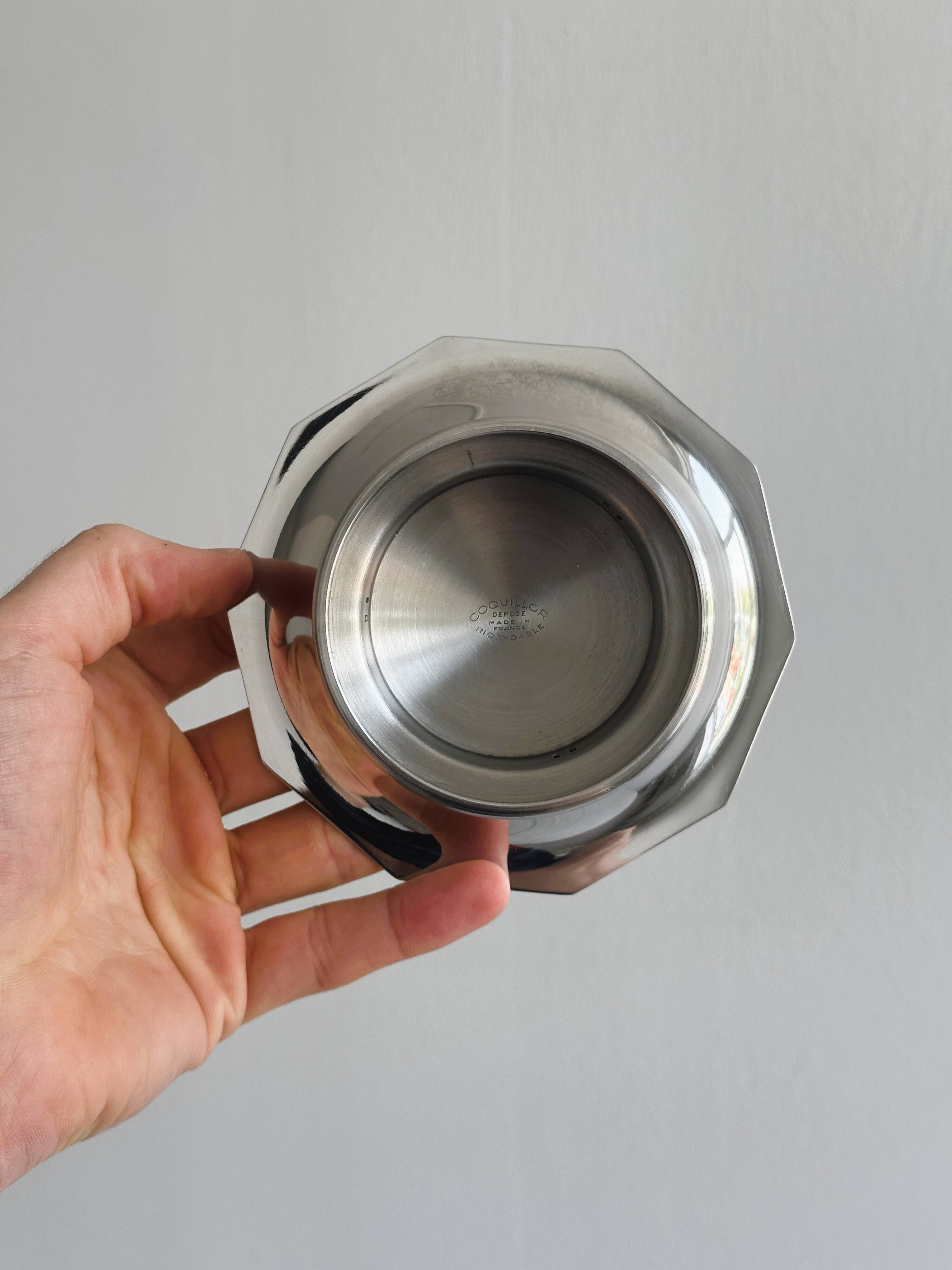 Silver-plated shell butter dish