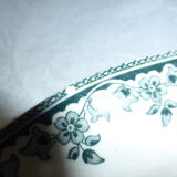 3 vintage flat plates in iron earth from HBC model Gagny