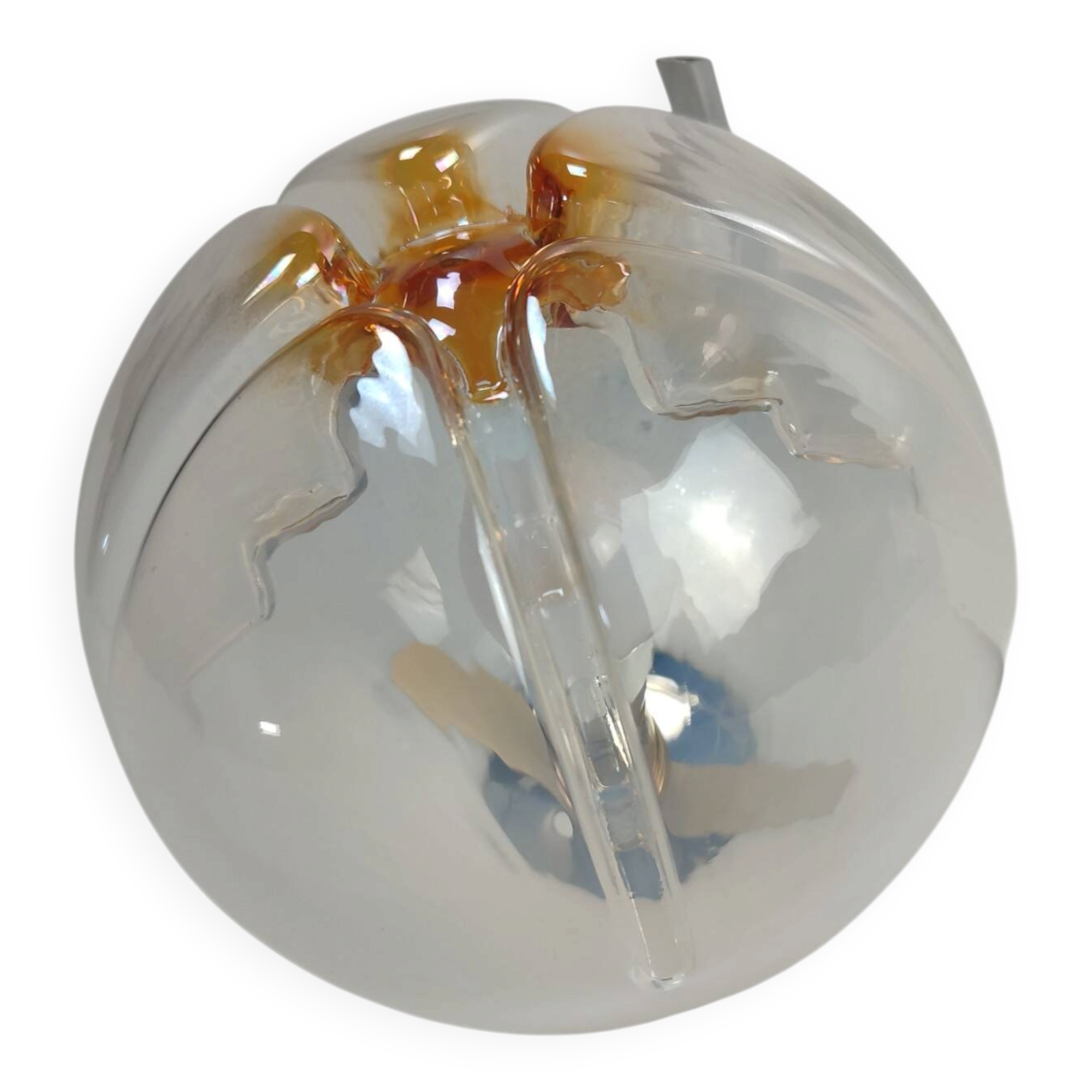 Space Age wall light in chrome and Murano glass by Mazzega – Years