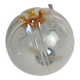 Space Age wall light in chrome and Murano glass by Mazzega – Years