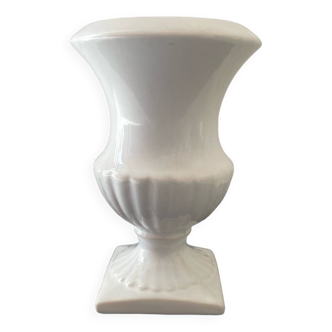 Medici white porcelain vase