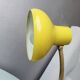 Yellow metal desk lamp 1970