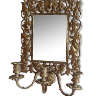 Miroir en bronze