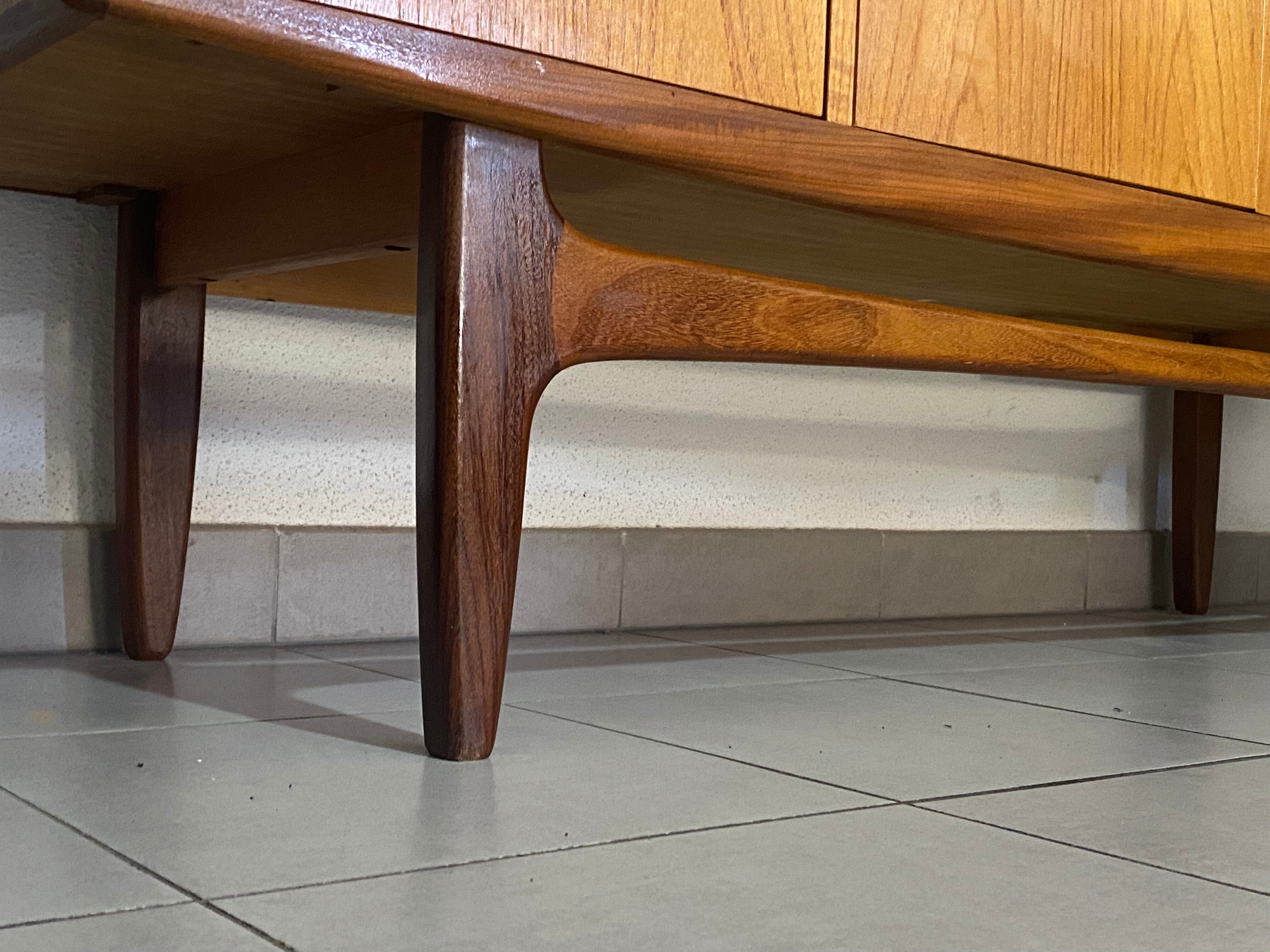 Scandinavian teak row G-Plan By Victor Wilkins 1960
