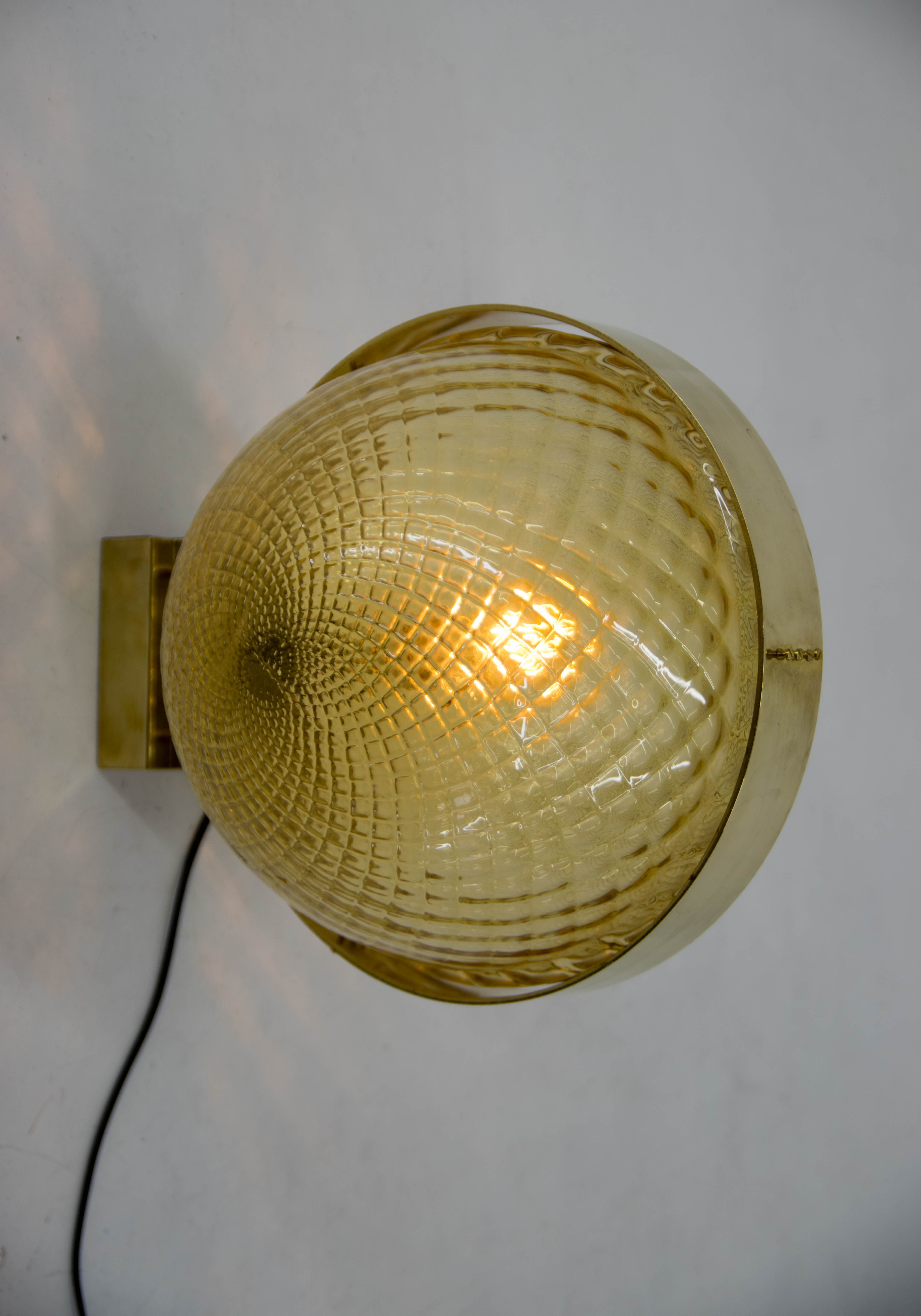 Wall lamp by Kamenicky Senov, 1970