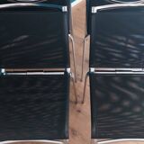 Set of 4 Net Dining Chairs by Daniele Molteni for Bontempi, 1990's