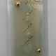 Pair of Mid-Century Modern Italian Crystal and Brass Sconces, 1970s