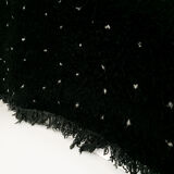 Moroccan Berber carpet Beni Ouarain with white polka dots 254x205cm