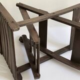 Ancienne chaise pliante avec dossier