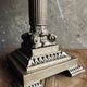 Empire style lamp - Bronze and gilded brass