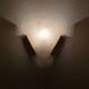 Glass wall lamp, 1980s