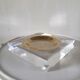 Empty cup pocket Plexiglas ashtray lucite design 70s