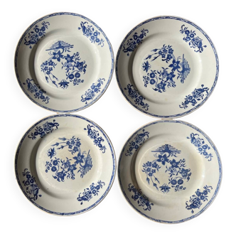 Assiettes plates terre de Fer