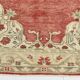 Red & Beige Oriental Vintage Rug 130x257Cm SK 22857
