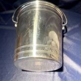 Silver metal ice cube bucket tableware