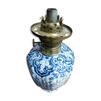 Pied lampe à pétrole céramique style anglais