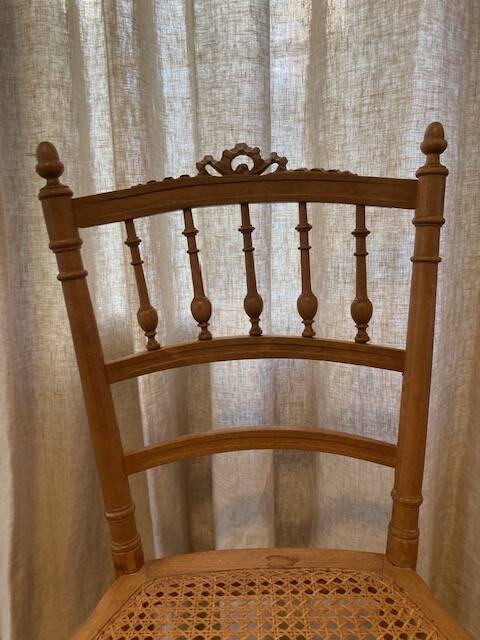 Napoleon III caned chair