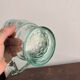 Green Glass Coupe Vase Swan Murano 26 cm Art Deco or 1950s Style