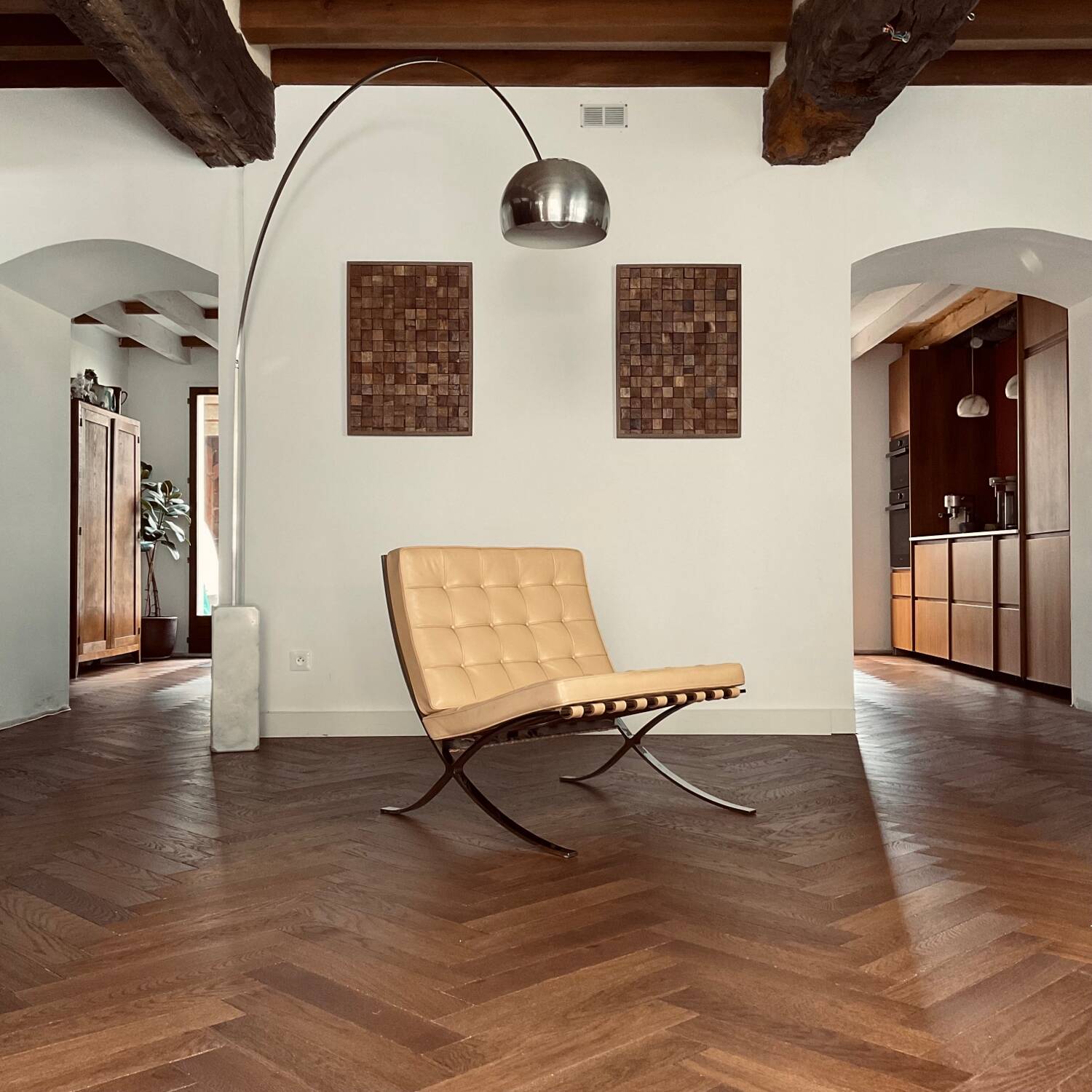 Fauteuil Barcelona Knoll vintage