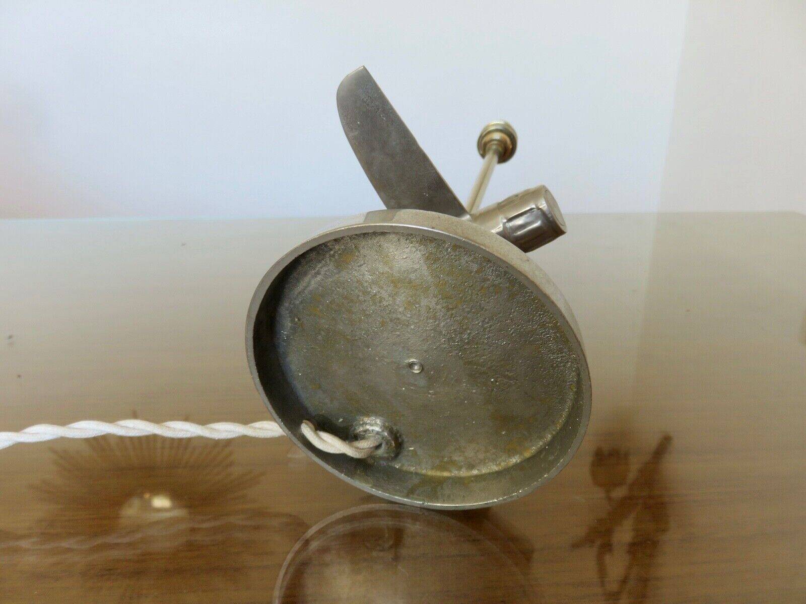 “Airplane” lamp in nickel-plated brass from the 40s and 50s