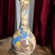 Iran, vase céramique polychrome décor cavalier IXème