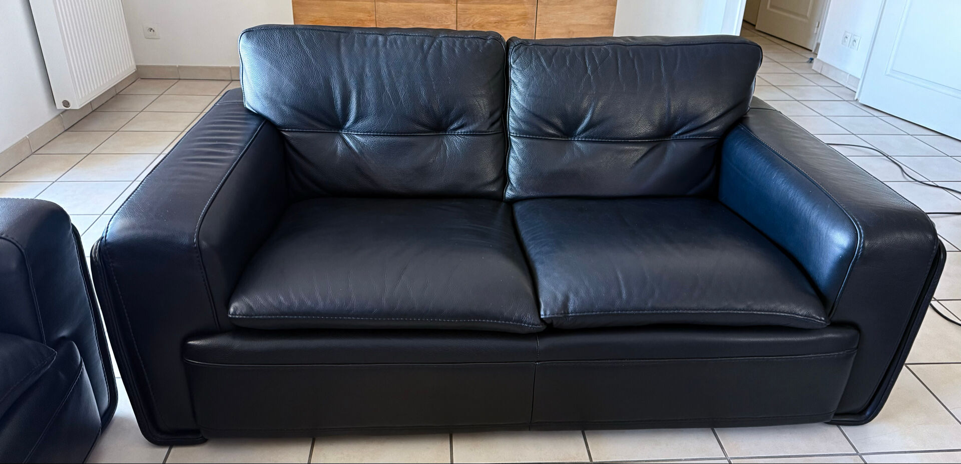 Leather living room set