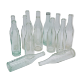 Lot de 14 bouteilles lyonnais en verre 46cl 1950