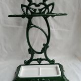 Art Nouveau style cast iron umbrella stand