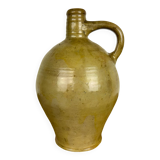 Antique glazed earthenware jug