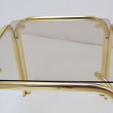 Retro Brass Nesting Tables,circa 1990's.