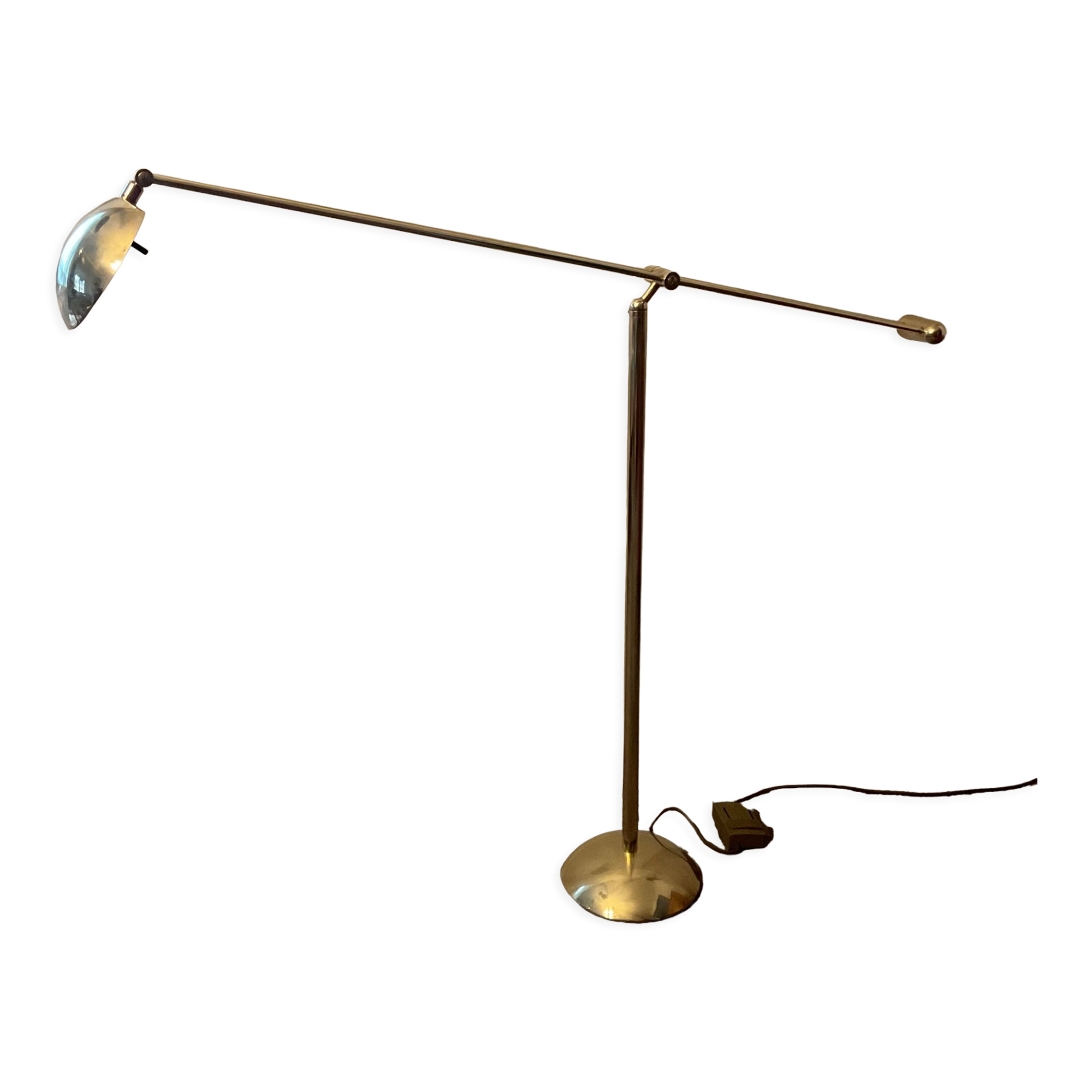 Brass reading lamp 70s