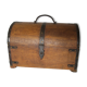 Boîte porte-bouteille en bois